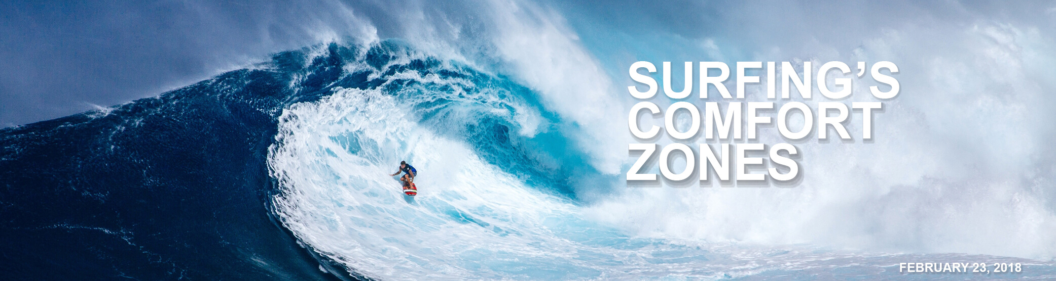 Surfing's Comfort Zones