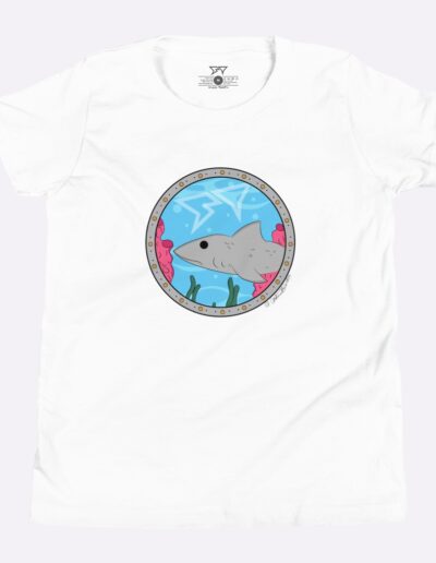 Shark Tooth Surf Co Kids Shirt "Porthole One" by artist Gracie Steward