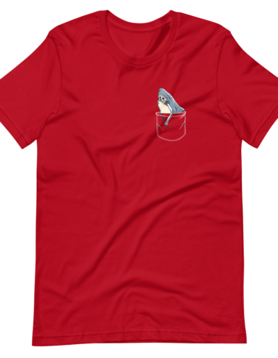 Pocket Shark Front - Red