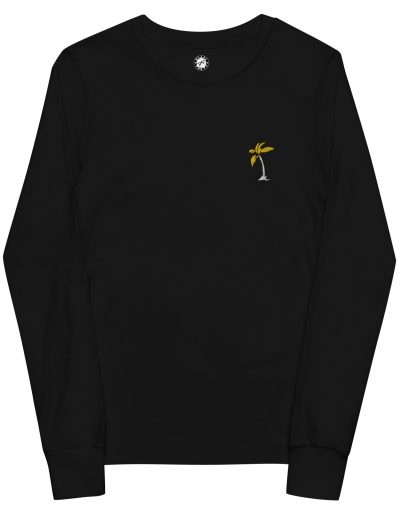 3-Hour Tour Long Sleeve Youth Tee - Black - Front