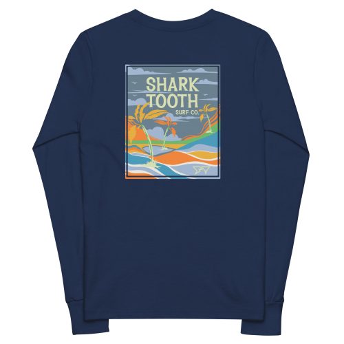3-Hour Tour Long Sleeve Youth Tee - Navy - Back