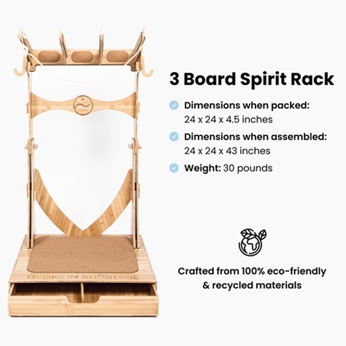 3 Board Spirit Rack by LISS