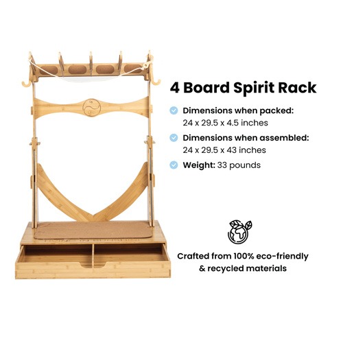 4 Board Spirit Rack